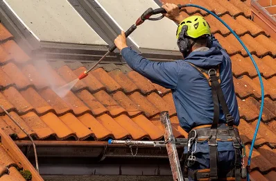 Démoussage et hydrofuge de toiture à Thoras